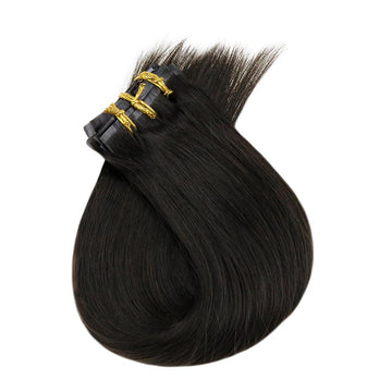 solid clip in hair extensions